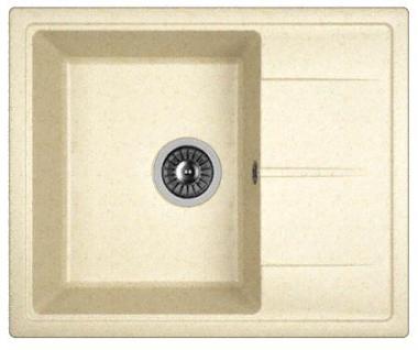 Мойка кухонная из литьевого мрамора Dr. Gans НИКА 580 25.070.B0580.403 58*47 см. латте