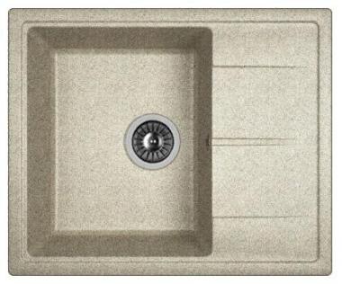 Мойка кухонная из литьевого мрамора Dr. Gans НИКА 580 25.070.B0580.408 58*47 см. серый