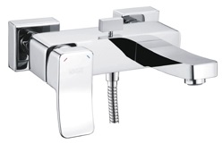 Смеситель WasserKRAFT ALLER 1061 для ванны и душа  Смеситель WasserKRAFT ALLER 1061 для ванны и душа