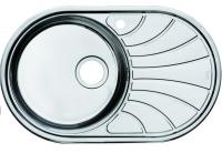 Мойка кухонная из нержавеющей стали IDDIS SUNO SUN77SLi77 77*48 см. 