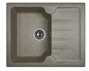 Мойка кухонная из литьевого мрамора Dr. Gans ЛОРА 620 25.020.A0620.407 62*51 см. черный