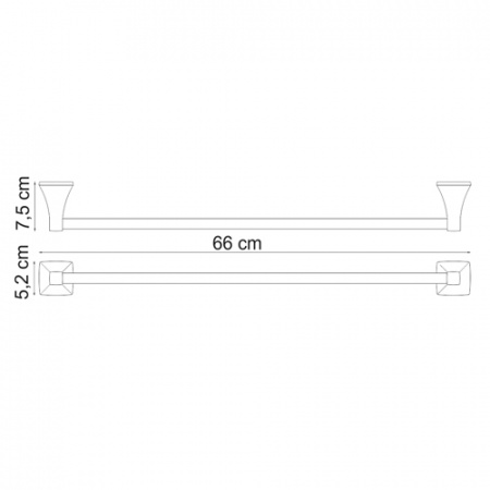 Полотенцедержатель WasserKRAFT WERN K-2530  