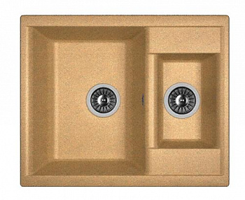 Мойка кухонная из литьевого мрамора Dr. Gans АСТРА 620 К 25.065.D0620.406 62*51 см. терракота