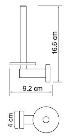 Держатель туалетной бумаги WasserKRAFT LIPPE K-6597  