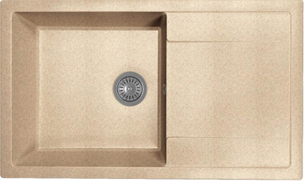 Мойка кухонная из литьевого мрамора Dr. Gans ТЕХНО 860 25.030.D0860.405 86*51 см. терра