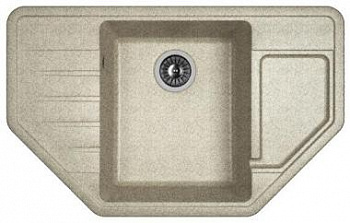 Мойка кухонная из литьевого мрамора Dr. Gans РИО 25.080.C0800.408 80*50 см. серый