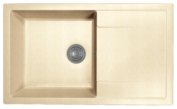 Мойка кухонная из литьевого мрамора Dr. Gans ТЕХНО 860 25.030.D0860.402 86*51 см. дюна