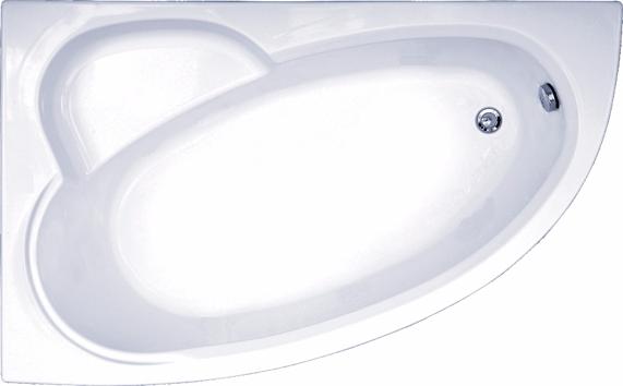 Ванна акриловая BAS САГРА В 00031 160x100 см. левая 