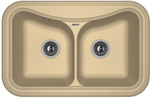 Мойка кухонная керамогранитная Florentina КРИТ 780A 20.175.E0780.306 78*51 см. капучино