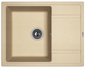 Мойка кухонная керамогранитная Florentina ЛИПСИ 650 20.125.C0600.104 65*51 см. бежевый