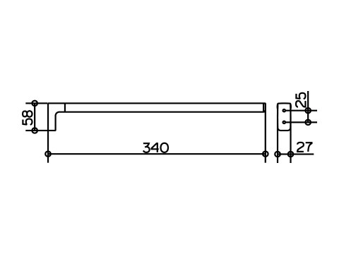 Полотенцедержатель Keuco COLLECTION MOLL 12722 010000   Полотенцедержатель Keuco COLLECTION MOLL 12722 010000
