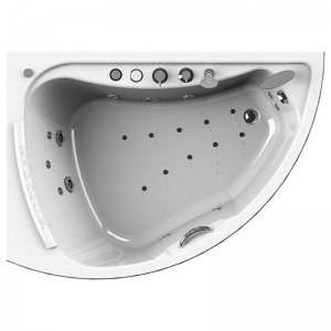 Ванна акриловая Radomir АЛЬБЕНА  168x120 см. левая 