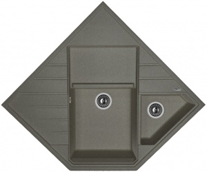 Мойка кухонная керамогранитная Florentina БОМБЕЙ 20.375.J0900.102 90*61 см. черный