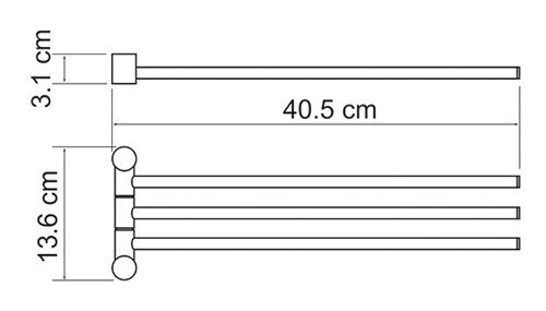 Полотенцедержатель WasserKRAFT  K-1933   Полотенцедержатель WasserKRAFT  K-1933