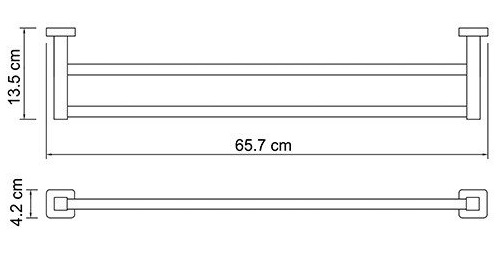 Полотенцедержатель WasserKRAFT LIPPE K-6540   Полотенцедержатель WasserKRAFT LIPPE K-6540