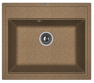 Мойка кухонная керамогранитная Florentina ЛИПСИ 600 20.120.D0600.105 60*51 см. коричневый