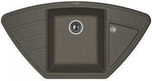 Мойка кухонная керамогранитная Florentina ЛИПСИ 980C 20.180.D0980.302 98*51 см. антрацит