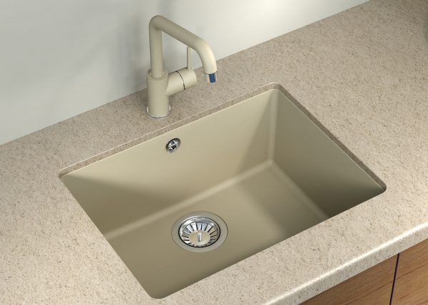 Мойка кухонная керамогранитная Florentina ВЕГА 500 22.320.D0500.104 54*42 см. бежевый