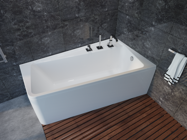 Ванна акриловая 1Marka DIRECT 01дир1710п 170x100 см. правая  Ванна акриловая 1Marka DIRECT 01дир1710п 170x100 см. правая