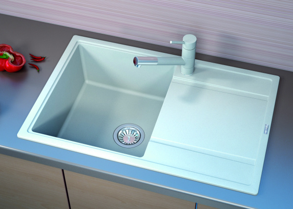 Мойка кухонная керамогранитная Florentina ЛИПСИ 780 20.270.C0780.102 78*51 см. черный