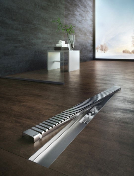 Решетка для душевого канала Alcaplast  LINE-300L   Решетка для душевого канала Alcaplast  LINE-300L