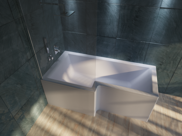 Ванна акриловая 1Marka LINEA 01лин16585л 165x85 см. левая  Ванна акриловая 1Marka LINEA 01лин16585л 165x85 см. левая